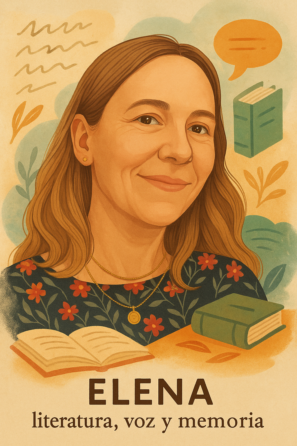 Conoce a Elena: literatura, voz y memoria